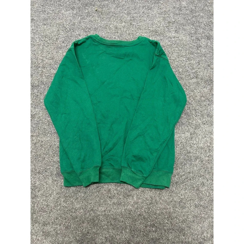 Looney Tunes Sweatshirt Womens Size M Green Rhinestone Tweety Bird Crew Neck LS